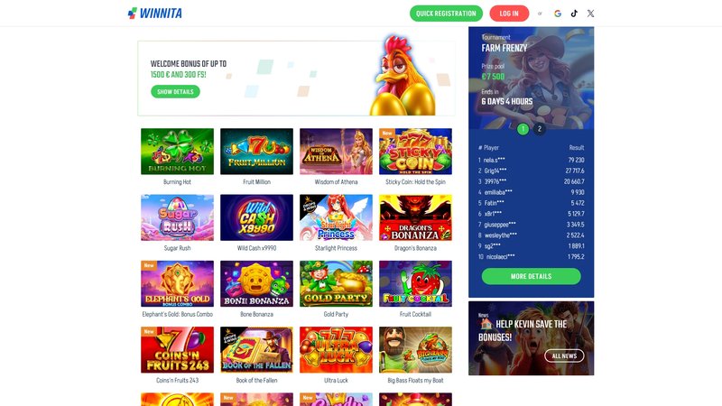 Siamo nel Regno del Casinò: Scopri i Segreti di Winnita Casinò
